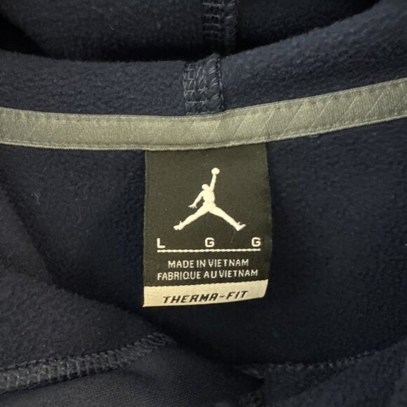 Jordan University Of Michigan Wolverines Hoodie Therma Fit Men Sz Large - Picture 3 of 7